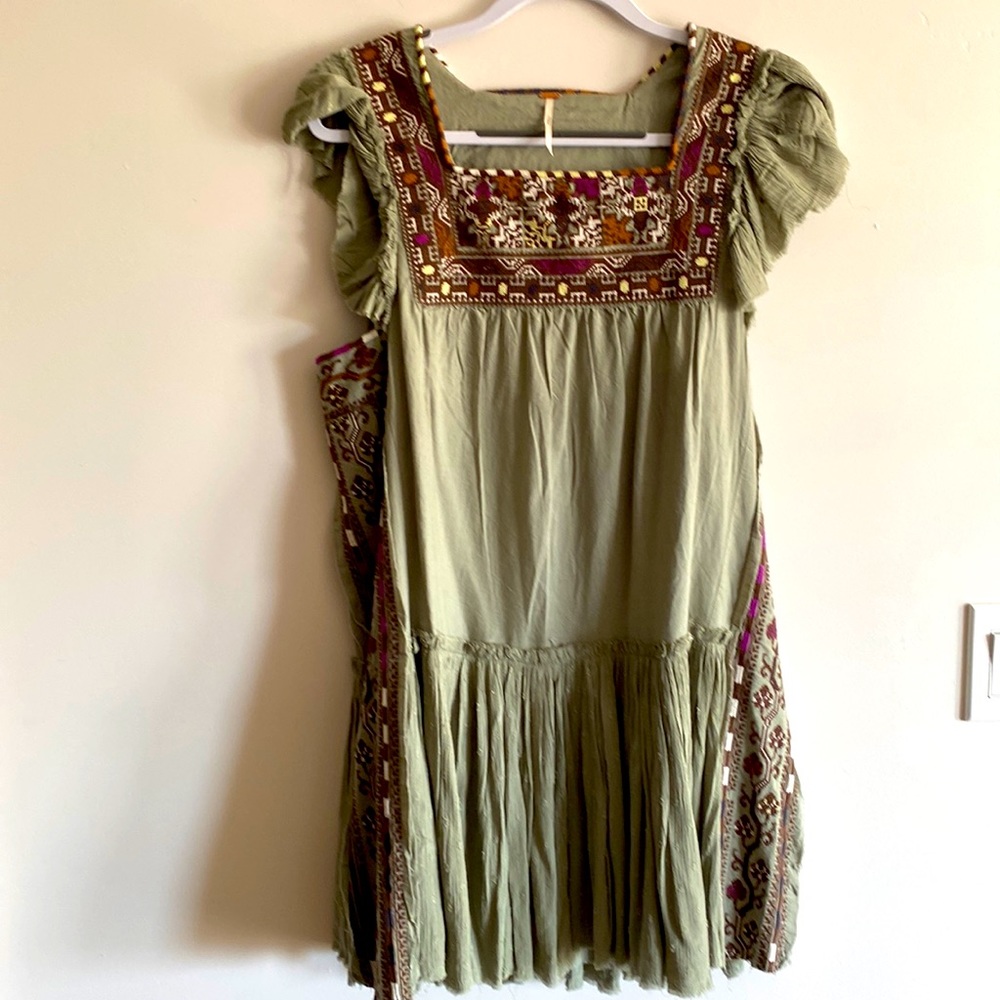 Open back free people dress